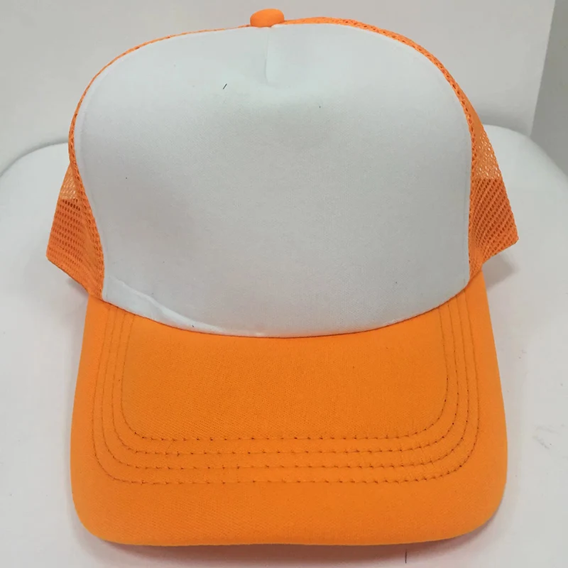 Color Block Sponge Mesh Cap
